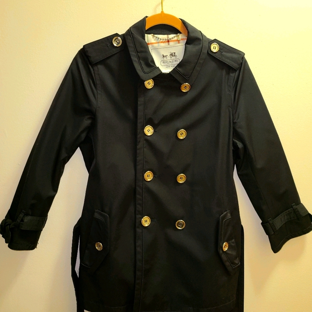 Coach trench coat 3/4 sleeve